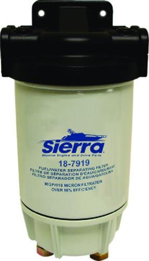 1/4in. Aluminum Fuel/Water Separator Kit w/ Metal Collection Bowl