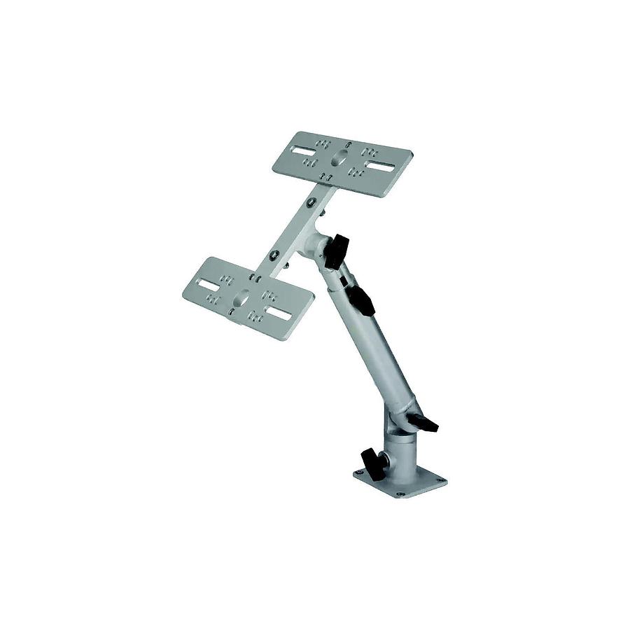 Double Monitor Mount - Silver