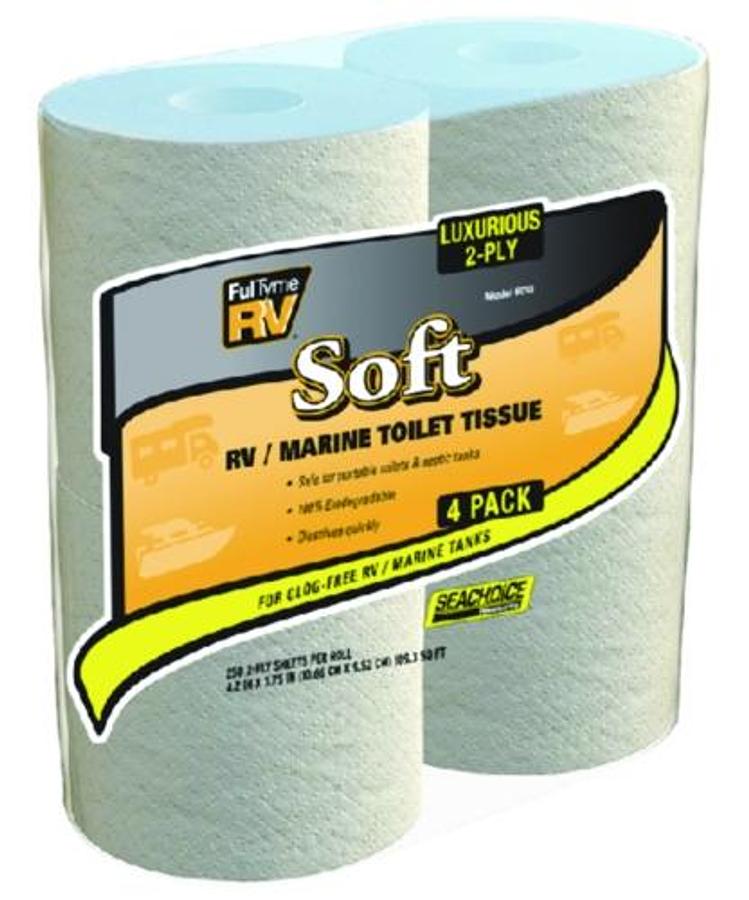 2-Ply RV & Marine Toilet Tissue - 4 Pack