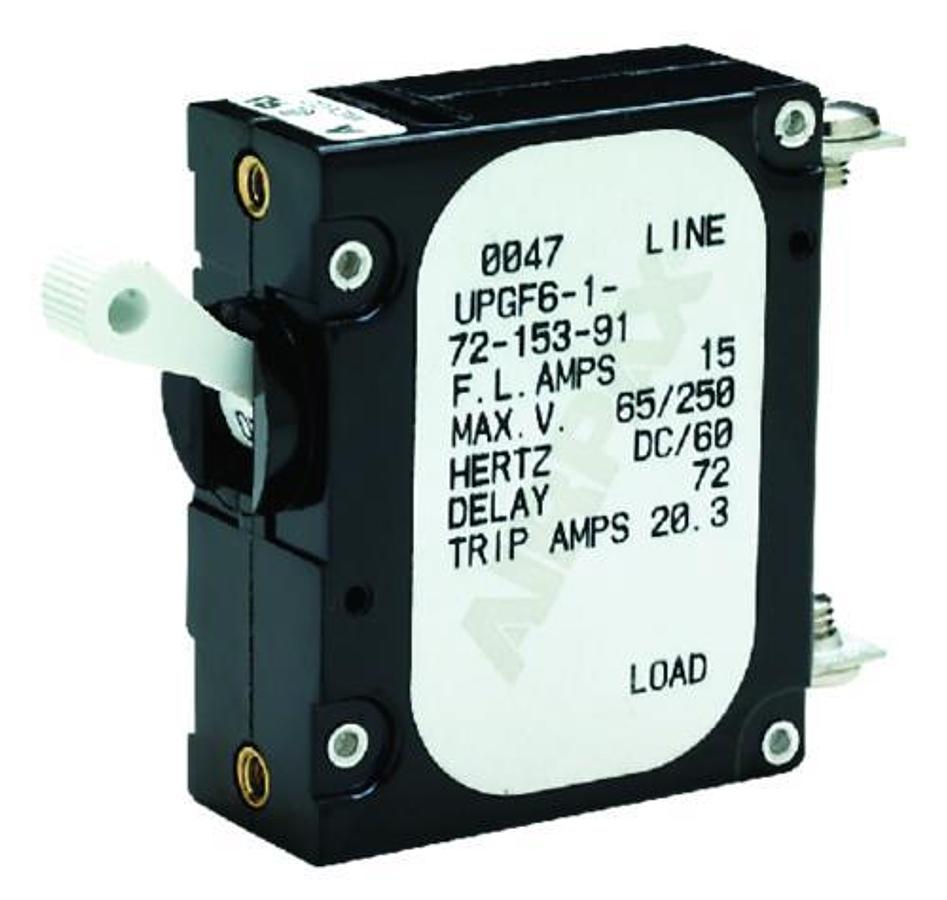 AC/DC Panel Breaker - 15 Amps