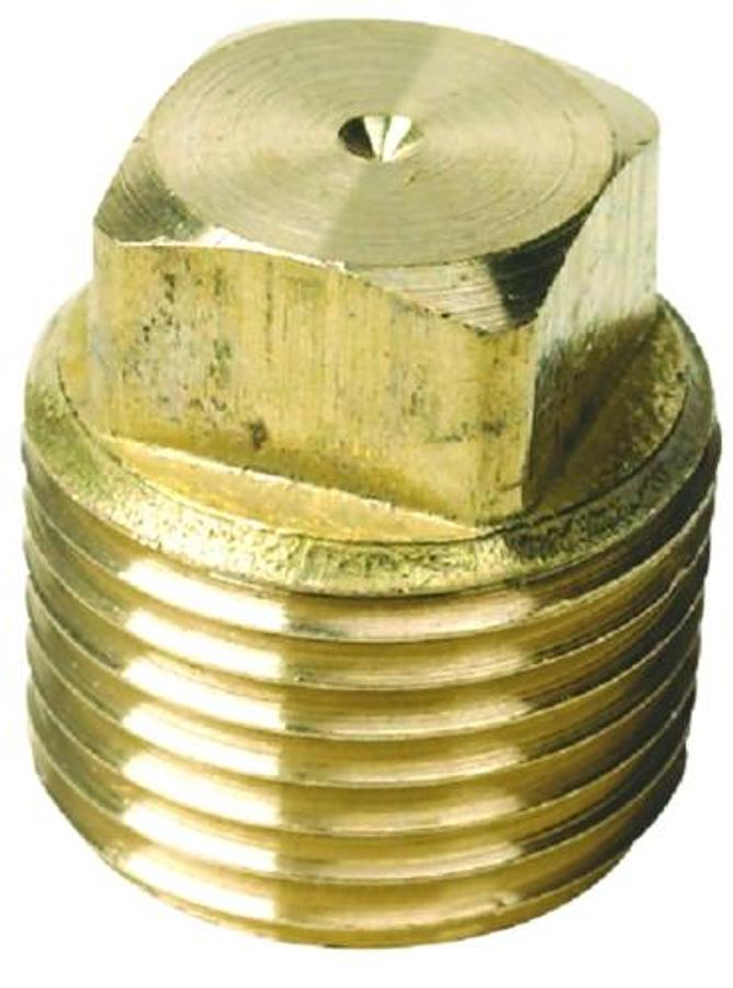 Replacement Brass Plug for Garboard Drain Plug - 1/2in.