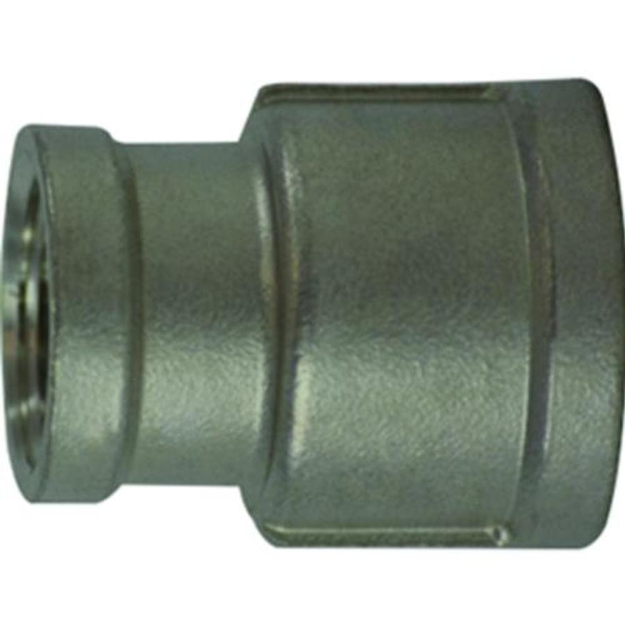 316 Stainless Steel Reducing Coupling - 1/2in. x 1/4in.
