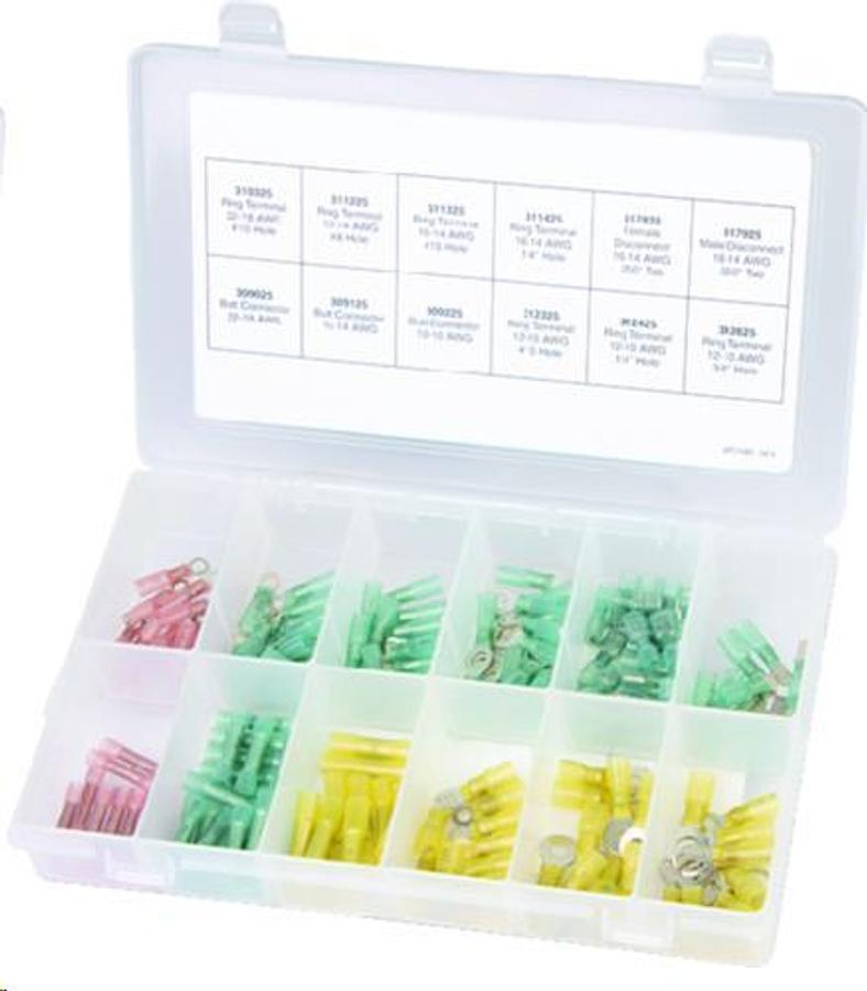 160 Piece Heat Shrink Terminal and Connector Kit