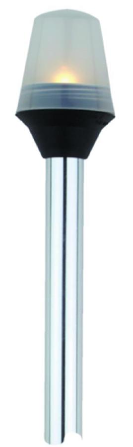 Traditional Style All-Round Light with Frosted Globe - 2-Pin Locking Collar - 24in. H