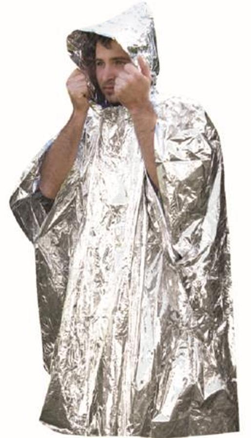 Survival Poncho - 87in. x 55in. - Reflective