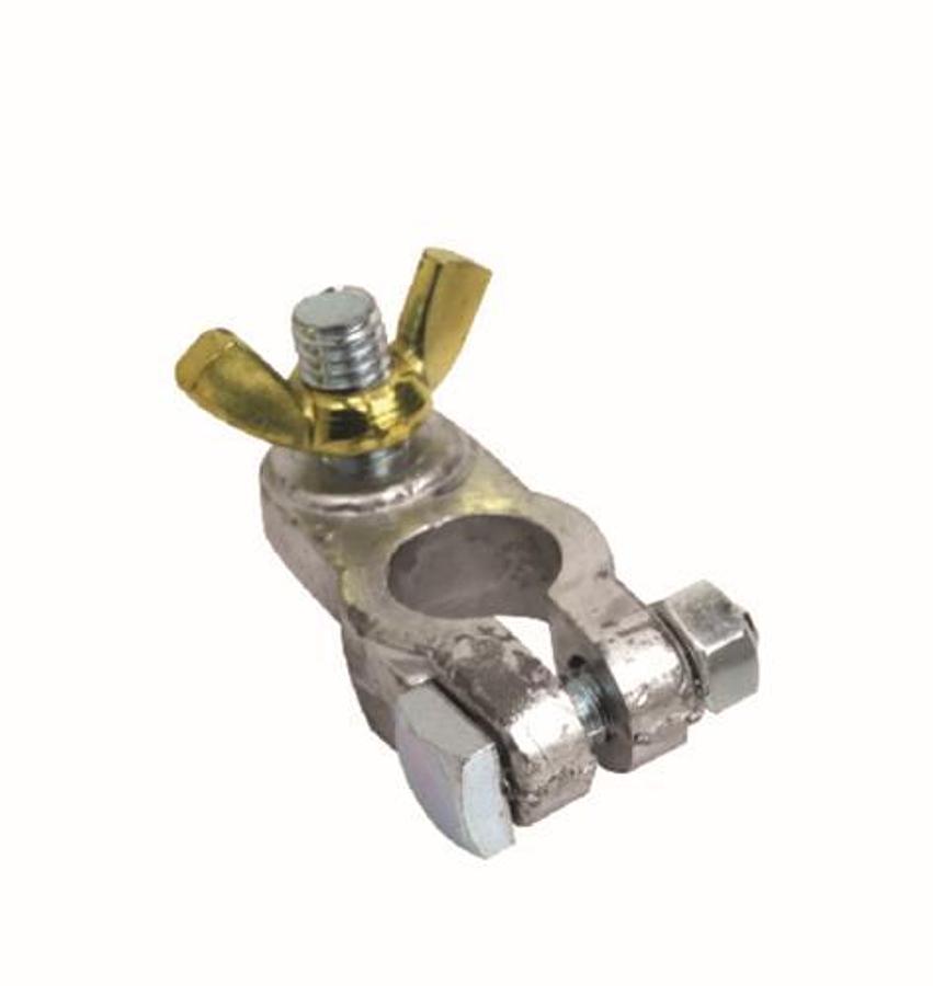 Cast Lead Alloy Battery Terminal Wing Nut - Positive