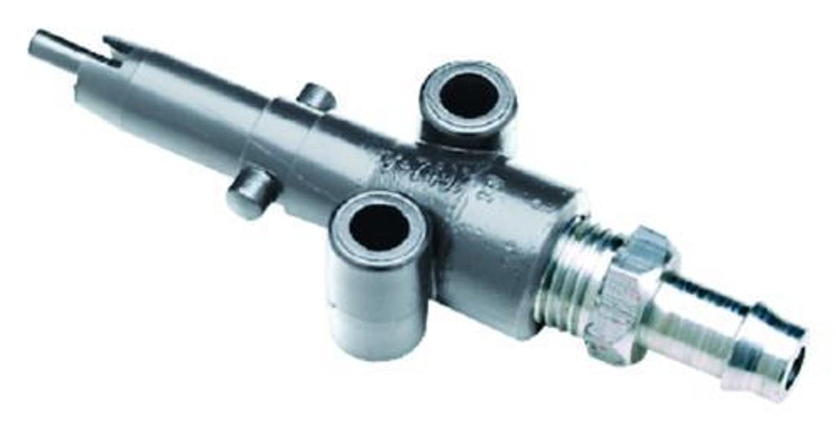 Deluxe Fuel Connector for Mercury/Mariner w/ Hi-Impact Nylon Male Hose Fitting - 3/8in. Barb