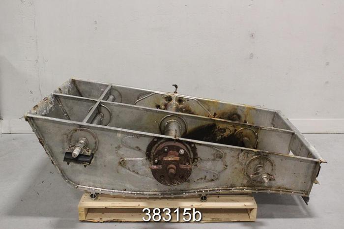 Used Bird JS24 Vibrating Screen Vat, 0.094" Holes #38315
