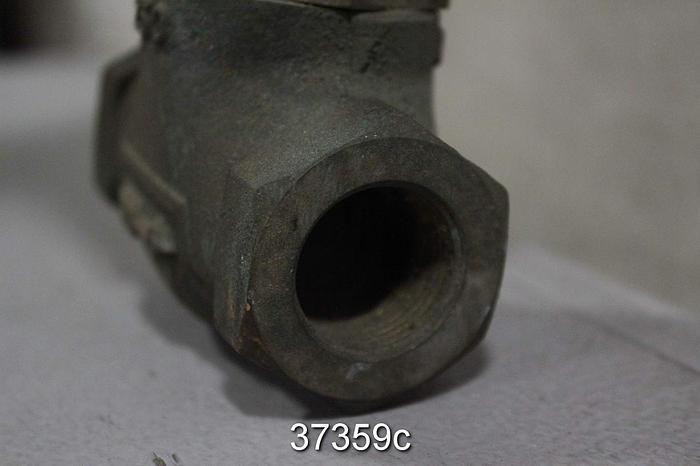 Used H.D Baumann 1" Pneumatic Globe Valve, 32-24588 #37359