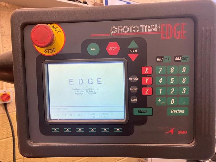 Used 2000 XYZ Edge 1500VS CNC Milling Machine