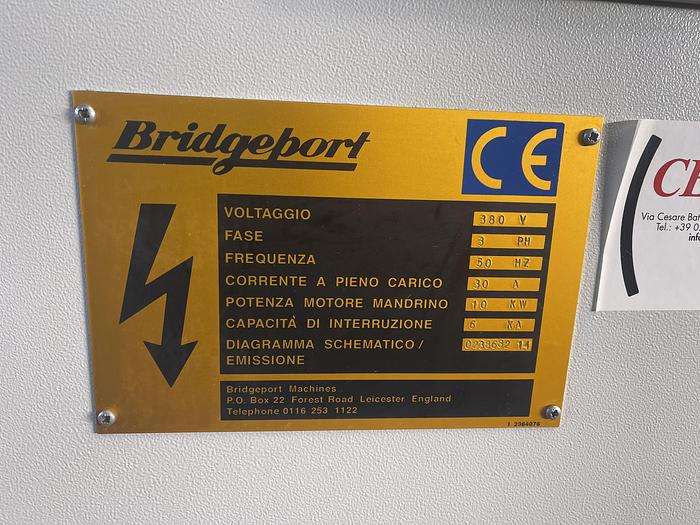 Ottime Centro di Lavoro Verticale BRIDGEPORT VMC 600