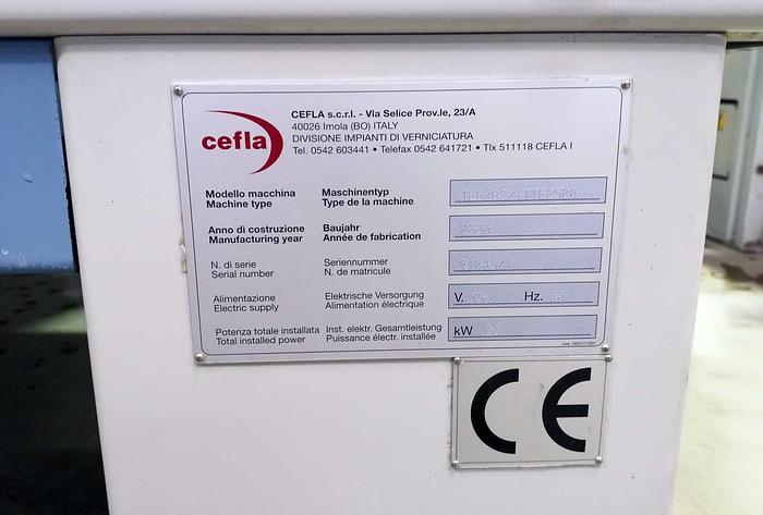 Used 2000 Cefla Italy  Cefla UV dryer Ecolight 2 lamps