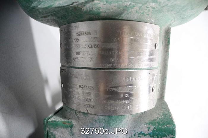 Used Fisher V150 1.5" Vee-Ball Control Valve #32750