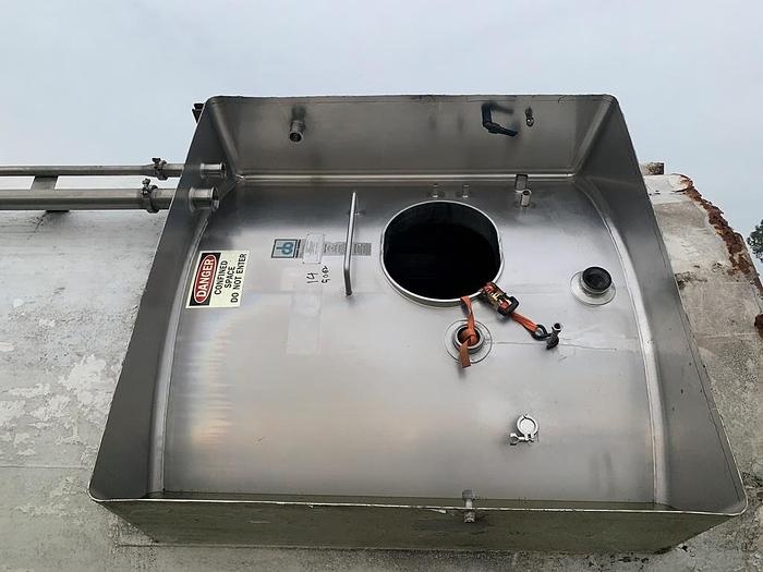 Used Tank, 6,000 Gallon, S/st, Jkt, Agit, Cherry Burrell #C744330