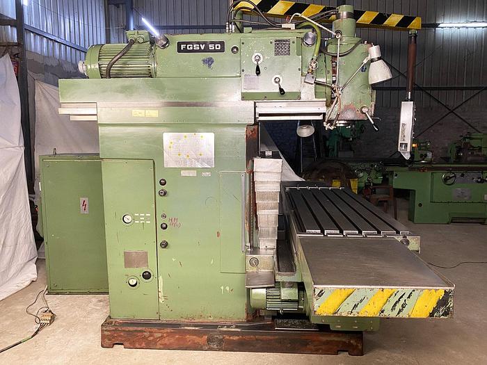 Used TOS FGSV50 Heavy Duty Vertical Milling Machine