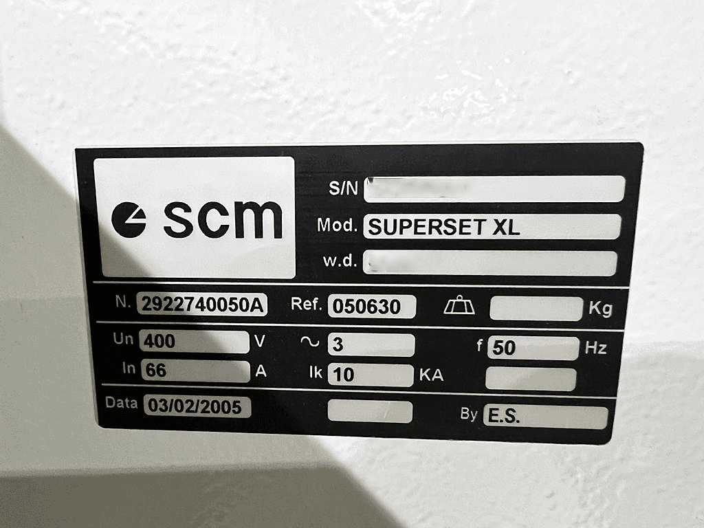 Used SCM Superset XL - Moulder - 2005