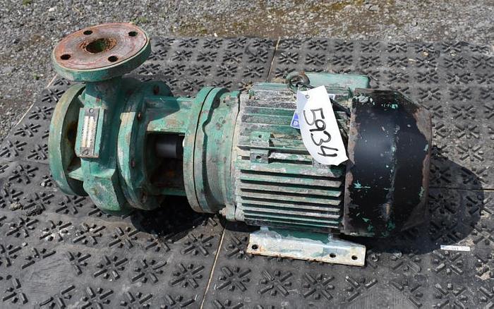 D'occasion USED CENTRIFUGAL PUMP, 3" X 2" INLET & OUTLET, CARBON STEEL