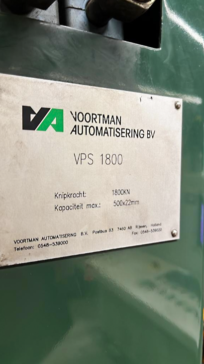 Used Voortman V550 - Punching Machine