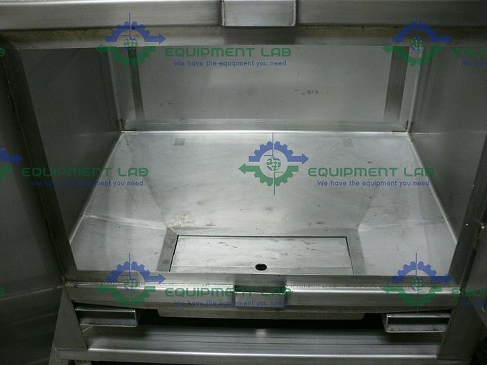 Used ConeCraft Hyclone 1000L Smartainer II Stainless Steel Bin w/ Bottom Opening