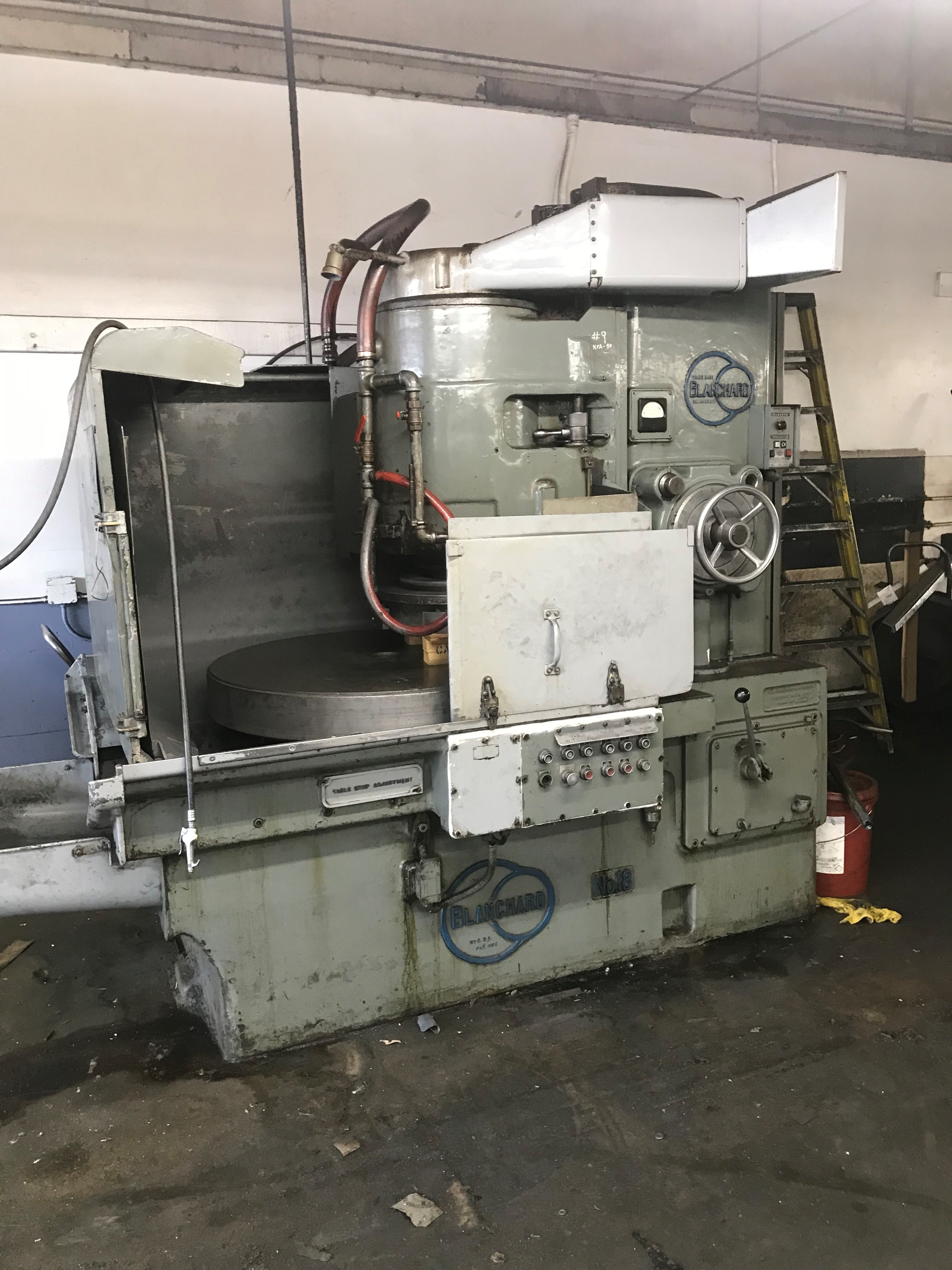 Used BLANCHARD 18-42 VERTICAL ROTARY Surface GRINDER 42" X 18" #6379
