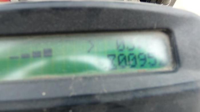 Used 12,000 POUND ROLL CLAMP FORKLIFT TRUCK W/ 60” DIAMETER CASCADE ROLL CLAMP ONLY 950 HOURS