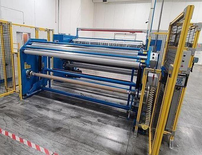 Used 94" ELITE CAMERON MODEL CW800HD DUPLEX CANTILEVERED SLITTER REWINDER