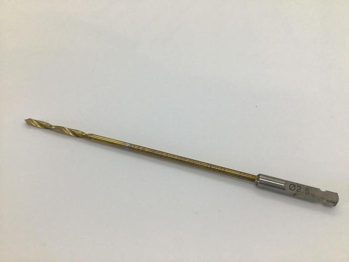 Used Synthes drill bit for quick coupling 2.5mm 110/85mm 310.250