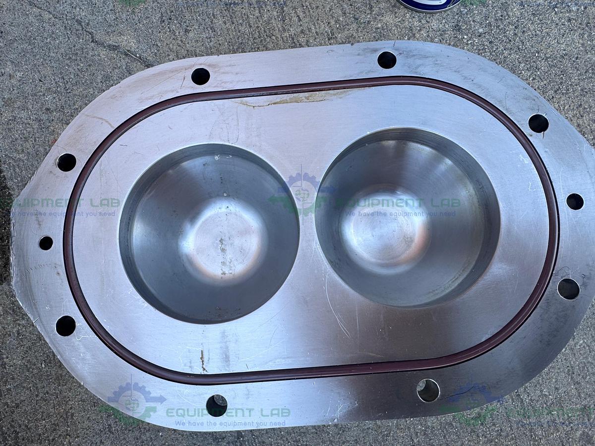 Used SPX Waukesha Cherry-Burrell 130 U2 Rotary Lobe Pump MFG 2016, 3"  w/ 10 HP Motor