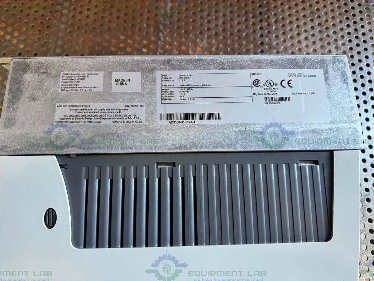 Used ABB ACS550-U1-012A-4 Variable Frequency Drive 3PH, 7.5 HP, 5.5 kW