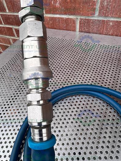 Used Swagelok  152" Chiller Hose w/ Swagelok Stainless Steel Push On 1/2" Hose Adapter