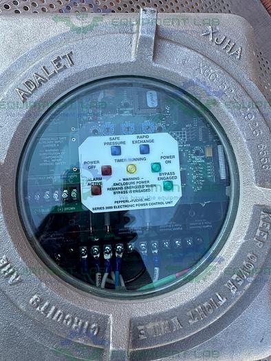 Used Adalet XJHAGCH N4 Electrical Power Control Unit w/ Pepperl+Fuchs Series 2000