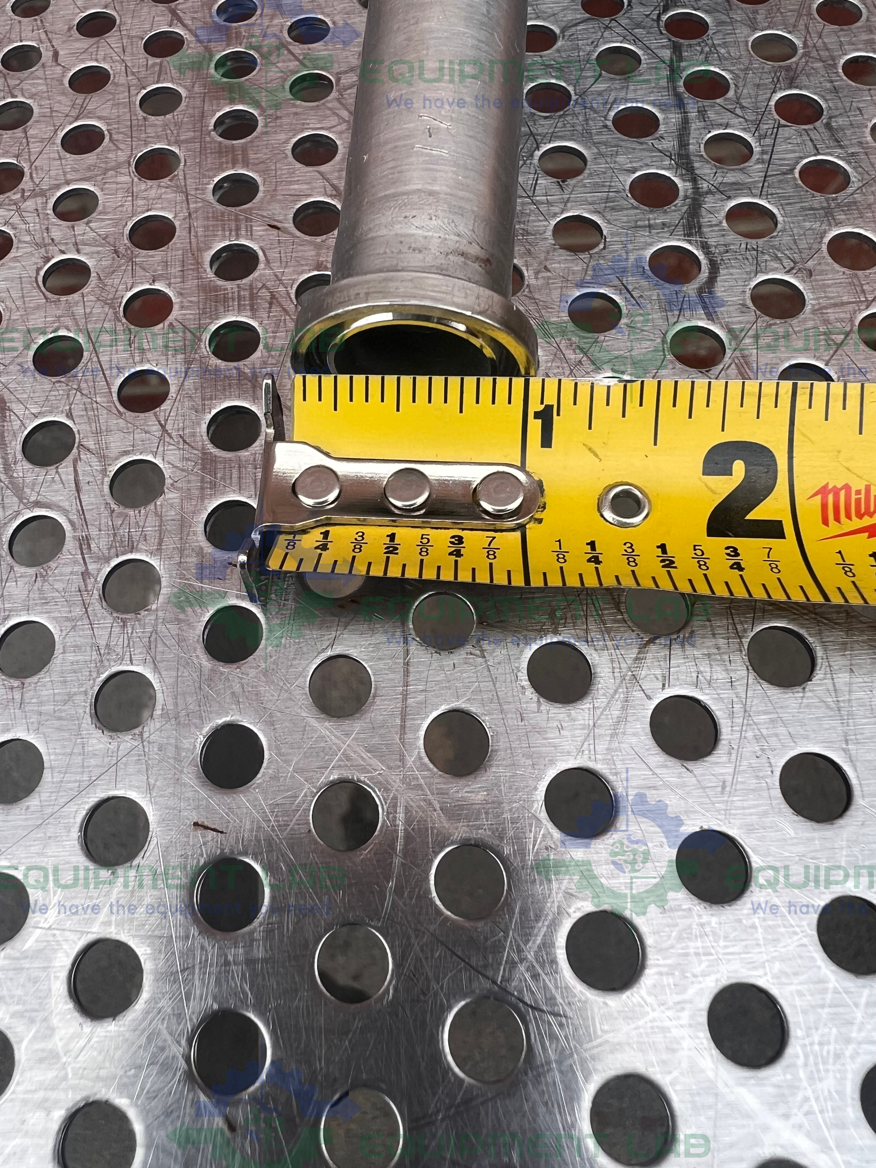 Used ITT Pure Flo .75-316L-SFV5 4 -Way Diaphragm Valve w/ 3/4" Sanitary Fitting