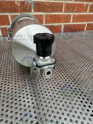 Used Unbranded 6 Liter Stainless Steel Vessel w/ ITT Vavle 1/2" Sanitary Fitting