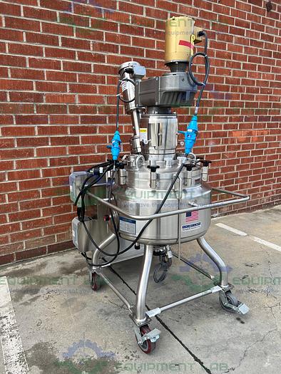 Used Paul Mueller  47-59 Liter Stainless Steel Jacketed Mixing Tank w/Scrape Agitation