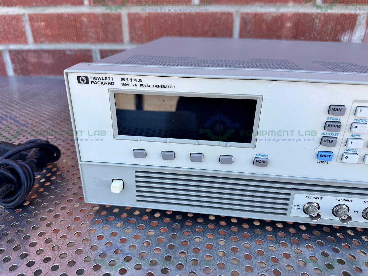 Used HP Hewlett Packard 8114A High Power Pulse Generator 100V / 2A