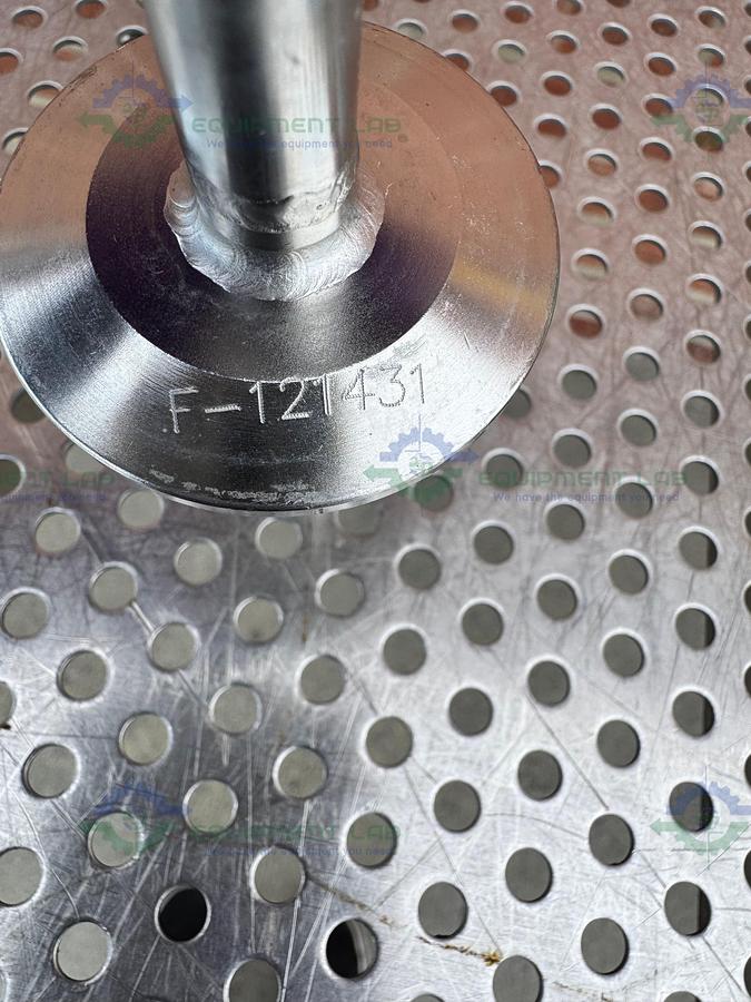 Used Lot of 2 - Stainless Steel Spray Ball w/ 2" to 1/2" Sanitary Fitting