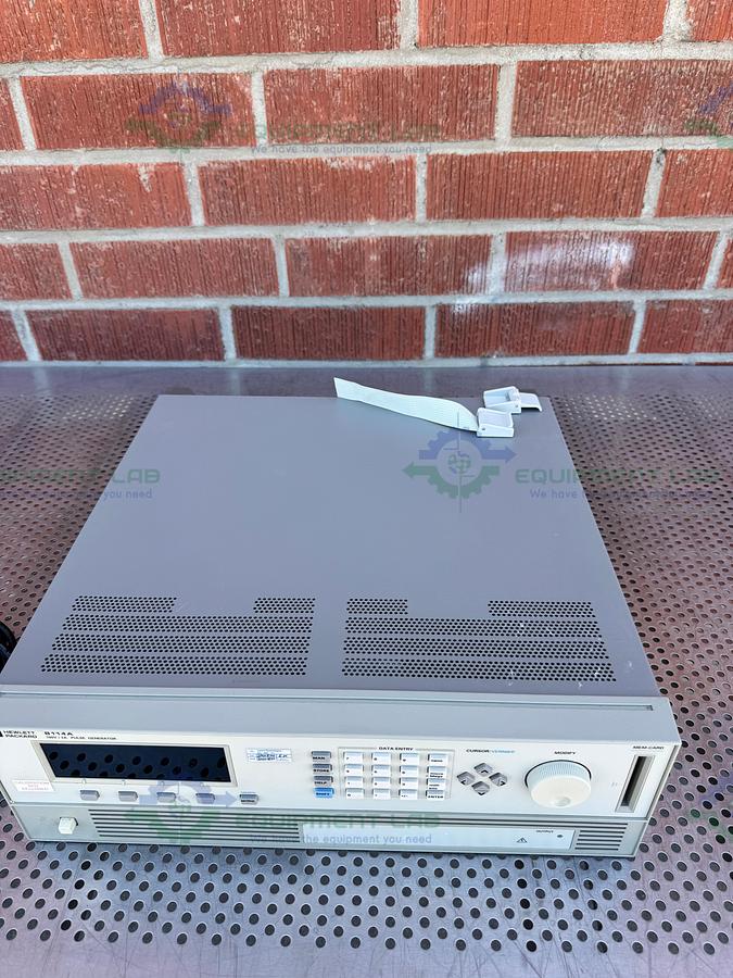 Used HP Hewlett Packard 8114A High Power Pulse Generator 100V / 2A