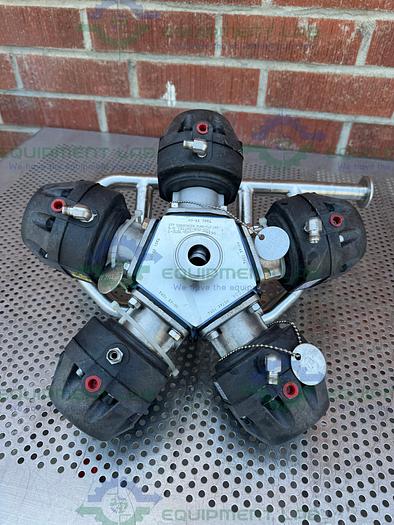 Used 5 ITT Pure Flo Advantage Stainless Steel Diaphragm Valve w/ 1" Sanitary Fitting
