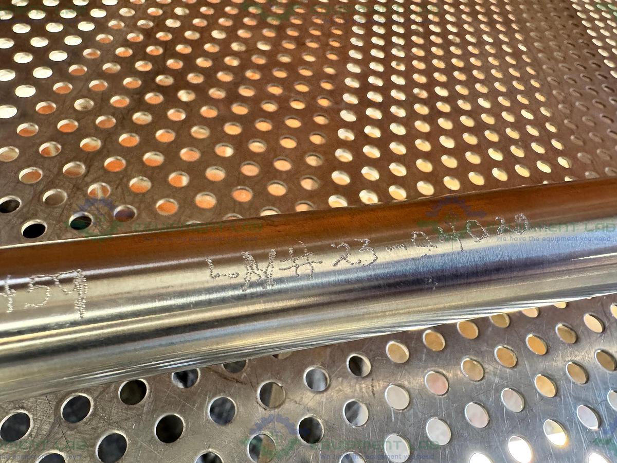 Used Unknown Stainless Steel Impeller Shaft / Mixing Rod 39" Height x 1"