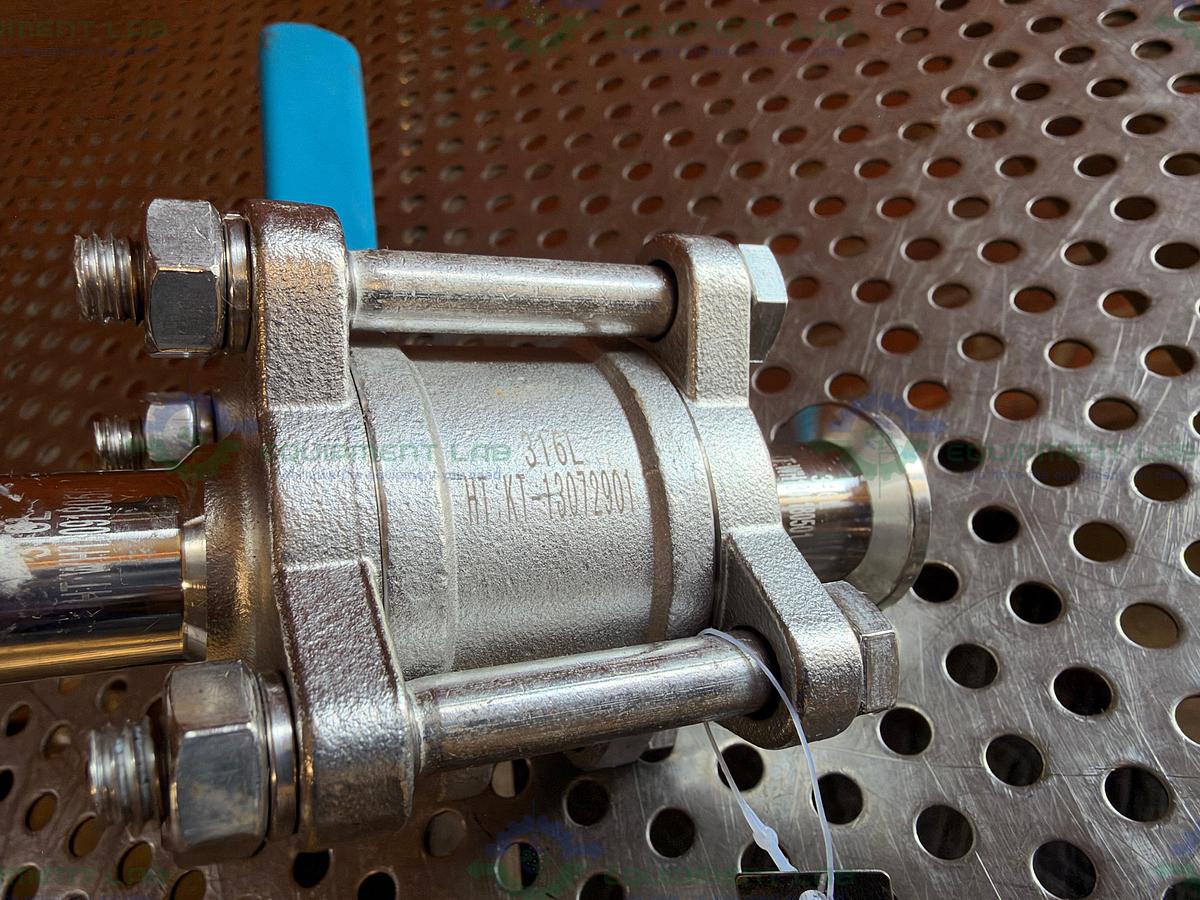 Used King Lai 316 Stainless Steel Ball Valve -40-150C w/ KF 16/10 Vacuum Fitting