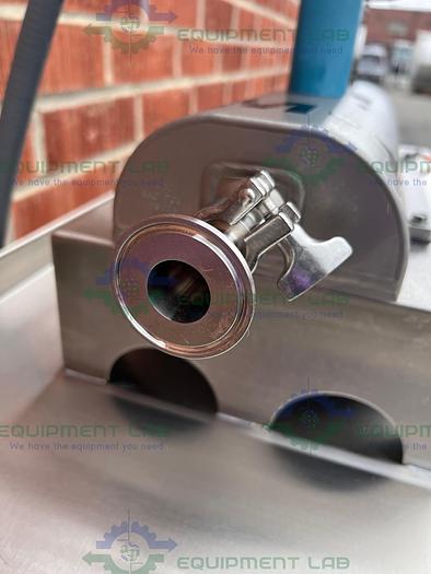 Used Endress + Hauser Promass 83 Mass FlowMeter w/ 1" Sanitary Fitting, Cart