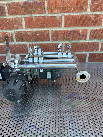 Used 4 ITT Pure Flo Advantage Stainless Steel Diaphragm Valve w/ 1" Sanitary Fitting