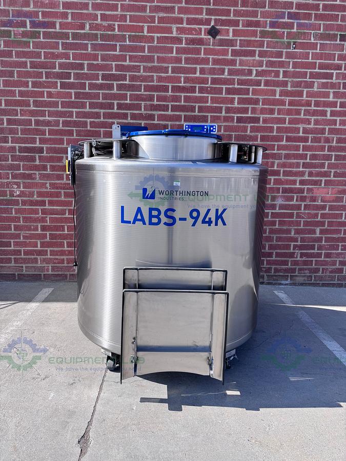 Used Worthington Industries LABS-94K  Liquid Nitrogen Cryogenic Storage Tank