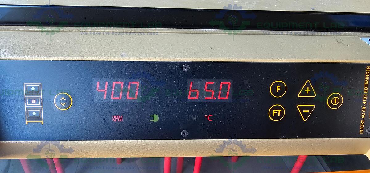 Used Infors HT Multitron Double Stacked CO2 Humidity Incubator Shaker 65°C MFG: 21