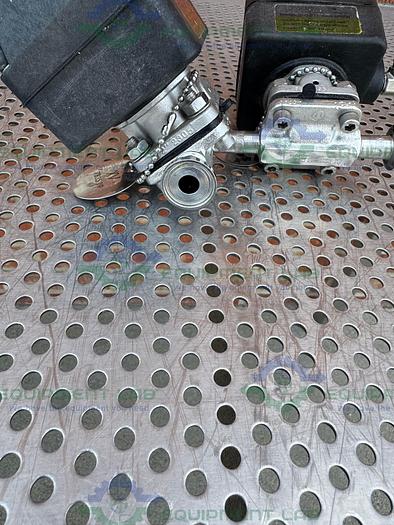 Used Lot of 2 - ITT Pure Flo .5-316L- RA20MAX Diaphragm Valve  w/.5" Sanitary Fitting