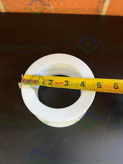 Chemglass CG-1003-B-10 PTFE Adapter 80mm Flange 4" Sanitary