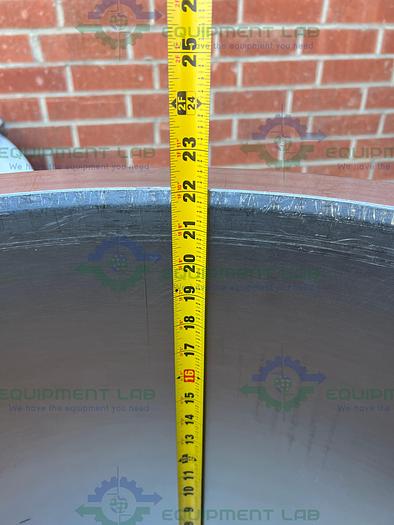 Used Ross M 40 Stainless Steel Single Shaft Mixer w/ Two 40 Gallon Tanks