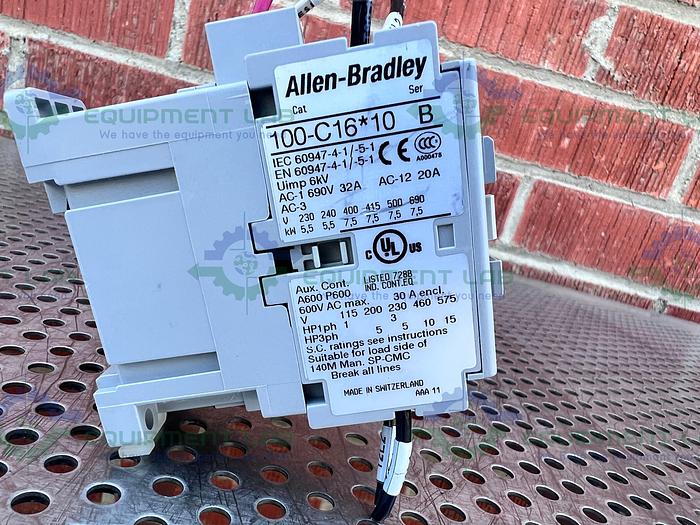 Used Allen Bradley 100-C16*10 Series B Contactor
