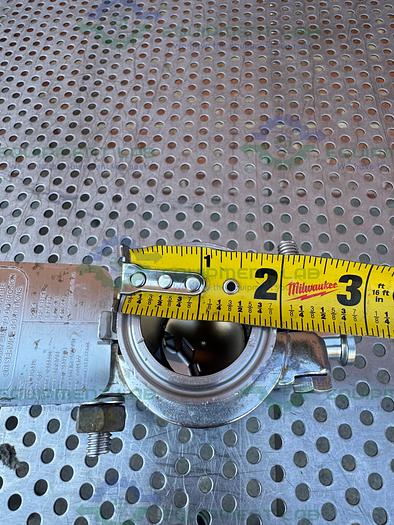 Used BS&B FR-C Safety Head 1" Fitting w/ 45 PSIG Rupture Disc, 3/4" Tee Fitting