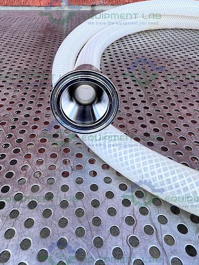 Used Saint Gobain SBP 0750 Pure Fit 96" Hose w/ 3/4" to 1 1/2" Sanitary Fitting 90PSI